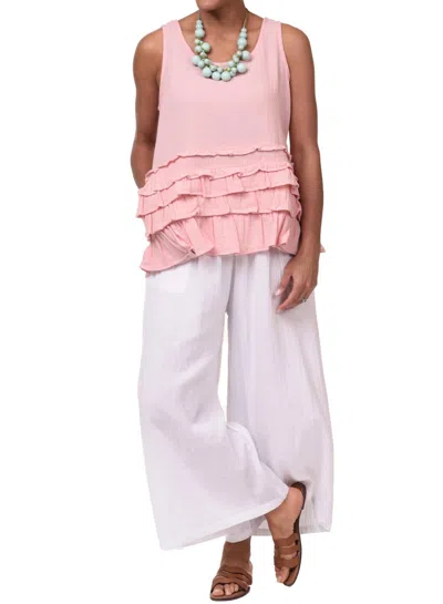 Tulip Clothing Cara Tank In Peony In Pink