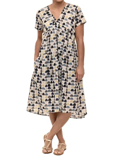 Tulip Clothing Carey Midi Dress In Brady In Multi