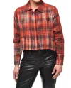 Tulip Clothing Cecilia Button Down Shirt In Johnstone Flannel