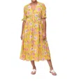 Tulip Clothing Charisse Dress In Firefly In Multi