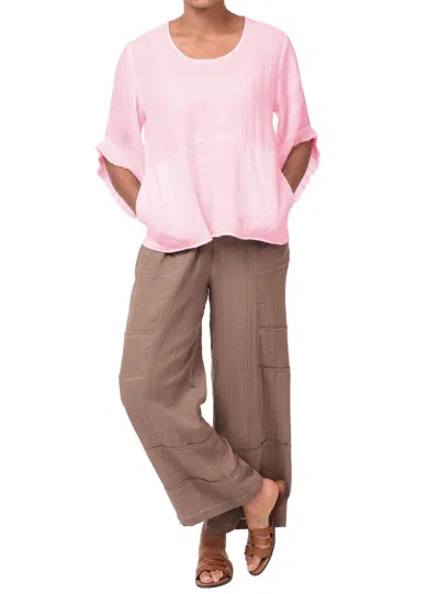 Tulip Clothing Chloe Top In Peony In Pink