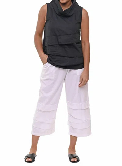 Tulip Clothing Coastal Bloomer Pant In Ivory In White