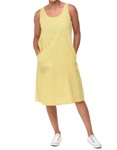 Tulip Clothing Dawson Dress In Goldfish Checks In Multi