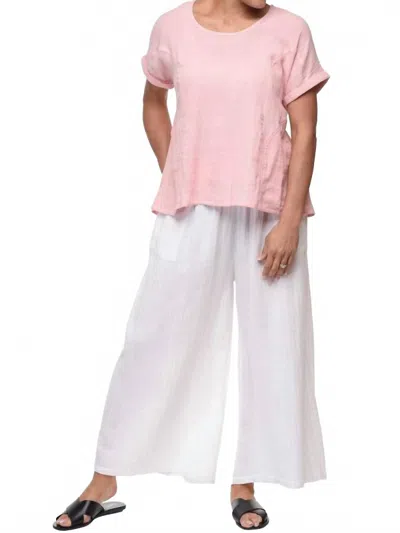 Tulip Clothing Destination Top In Peony In Pink