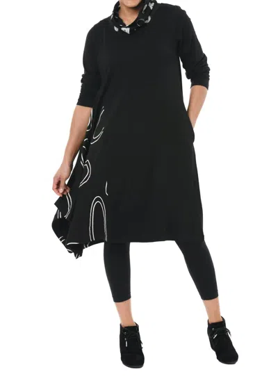 Tulip Clothing Emaline Dress In Black Multi