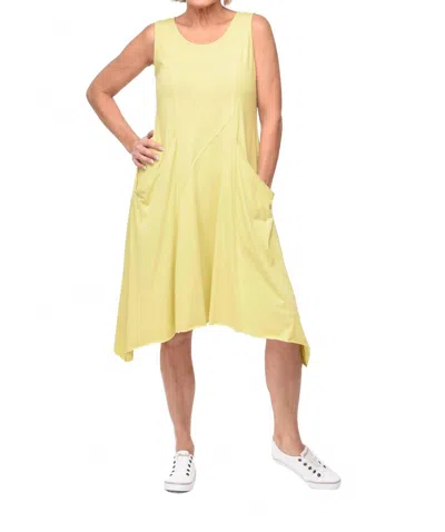 Tulip Clothing Emmy Dress In Lime In Multi
