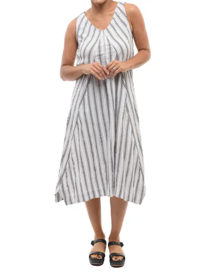 Tulip Clothing Folly Dress In Dickinson Stripe In Multi
