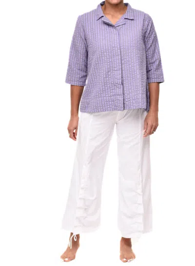 Tulip Clothing Grayson Top In Sully Seersucker Stripe In Multi