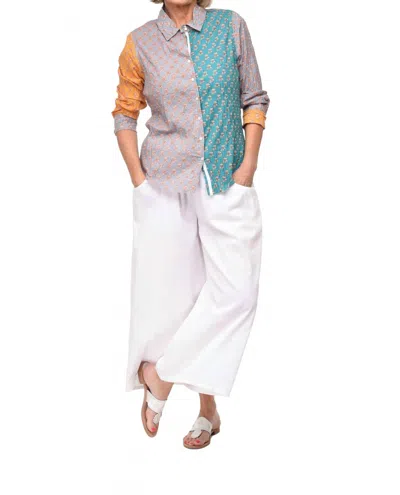Tulip Clothing Gretchen Button Down Shirt In Gingko