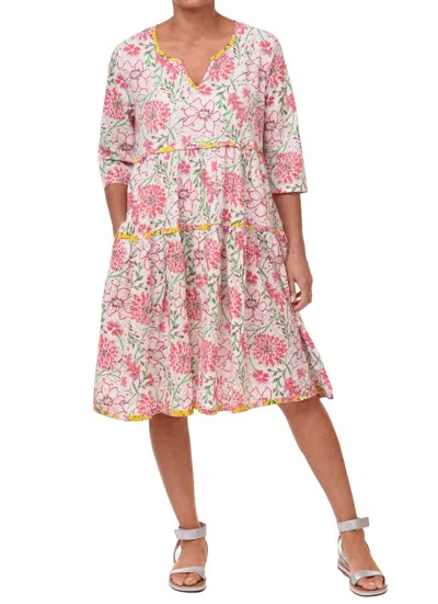 Tulip Clothing Hayley Dress In Paradise In Pink