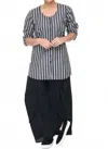 Tulip Clothing Ivy Jacket In Rothschild Stripe In Multi