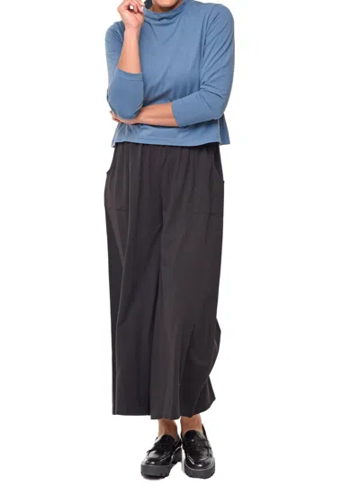 Tulip Clothing Kai Pullover Top In Mallard Blue