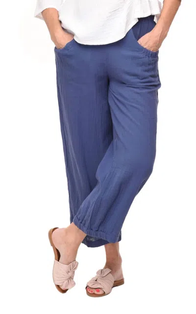 Tulip Clothing Katherine Pant In Steel Blue