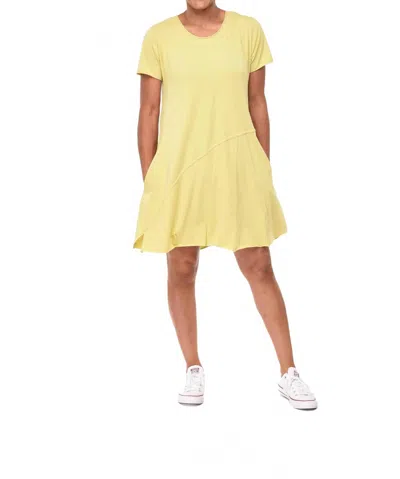 Tulip Clothing Kendall Dress In Lime In Yellow