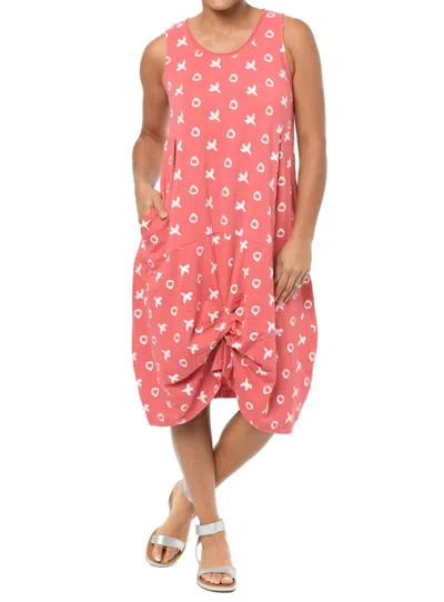 Tulip Clothing Angelina Dress In Paradise Xo In Pink