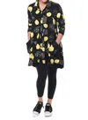 Tulip Clothing Lauryn Button Down Tunic Shirt In Forsythia