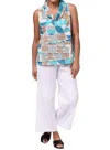 Tulip Clothing Leilani Top In Geo Candy In Multi