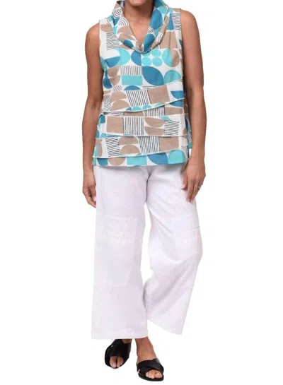Tulip Clothing Leilani Top In Geo Candy In Multi