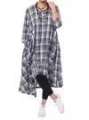 Tulip Clothing Lexi Dress In Grayscale Check