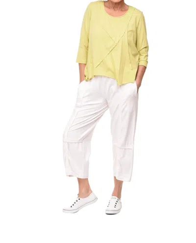 Tulip Clothing Lindsay Top In Lime In Multi