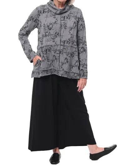 Tulip Clothing Mazie Top In Canyon Etching In Multi