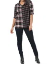 Tulip Clothing Mckay Top In Multi Flannel In Multi