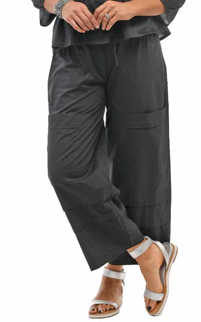 Tulip Clothing Metro Pant In Black Cotton