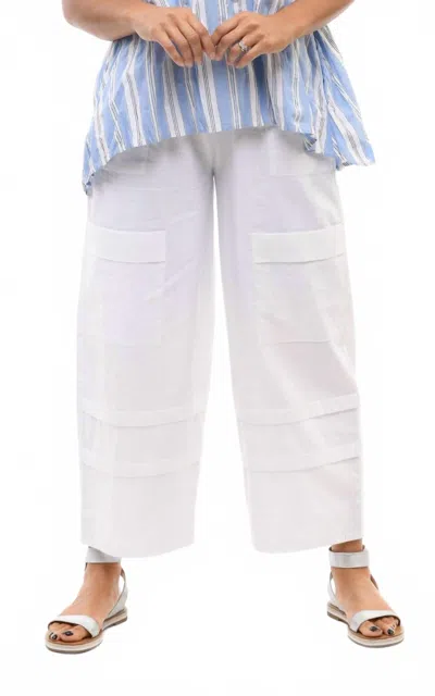Tulip Clothing Metro Pant In Solid White In Multi