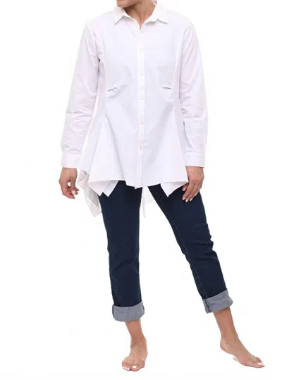 Tulip Clothing Mia Button Down Top In White