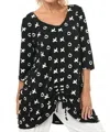 Tulip Clothing Murray Tunic Top In Mini Xo In Multi