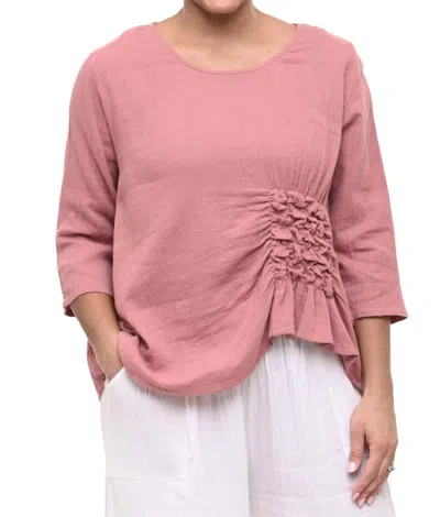 Tulip Clothing Olga Top In Rose In Pink