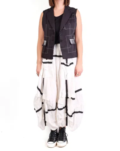 Tulip Clothing One Of A Kind Vest In Black