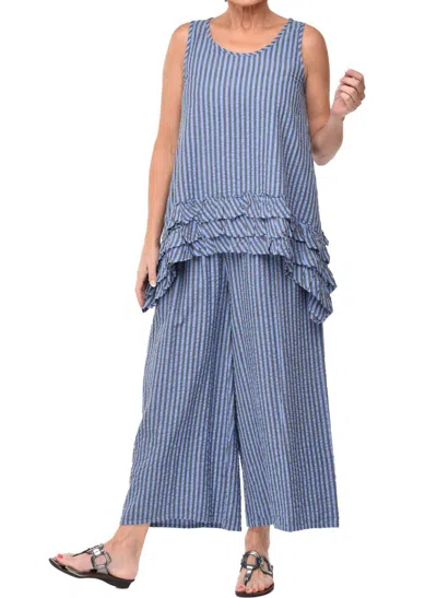 TULIP CLOTHING PALAZZO PANT IN DOYLE SEERSUCKER STRIPE