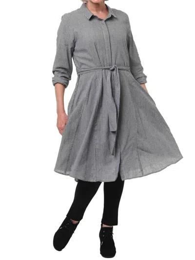 Tulip Clothing Perrin Dress In Noir Check In Multi
