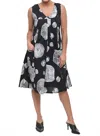 Tulip Clothing Poppie Dress In Black Urchin