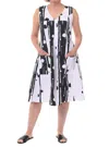 Tulip Clothing Poppie Dress In Floating Bubbles In White