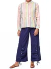 Tulip Clothing Prairie Blouse In Leaf Vine