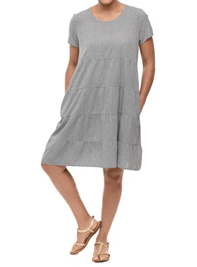 Tulip Clothing Ramsay Dress In Mallard Check In Gray