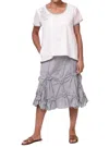Tulip Clothing Reagan Top In White In White