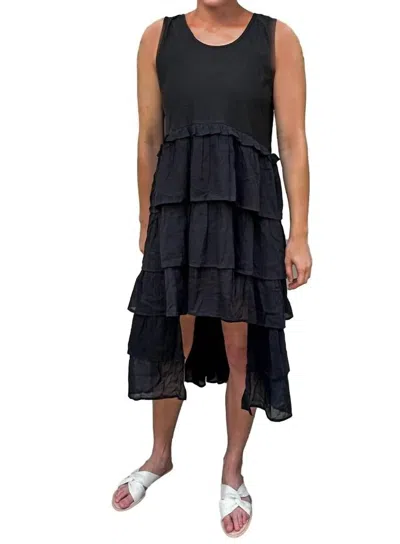 Tulip Clothing Rio Layer Dress In Black