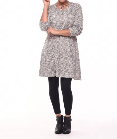 Tulip Clothing Sammy Midi Dress In Madison Knit In Multi