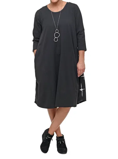 Tulip Clothing Tabbie Dress In Black Galaxy