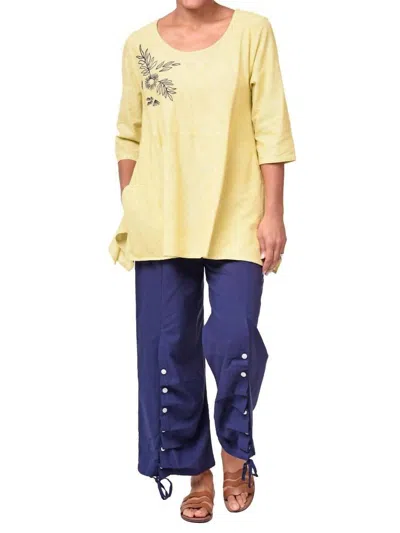 Tulip Clothing Trina Top In Sunflower In Yellow