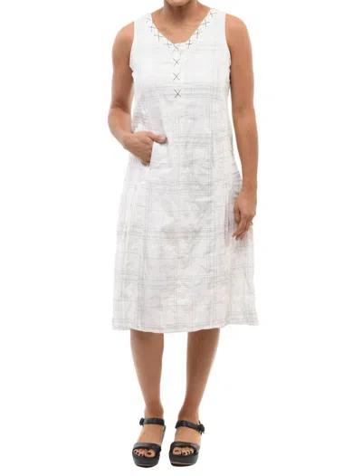 Tulip Clothing Victoria Dress In Goldman Stripe In Multi