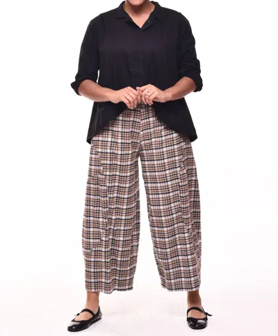 Tulip Clothing Vivian Pant In Campbell Flannel In Multi
