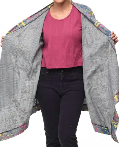 Tulip Clothing Wren Three-quarter Sleeve Top In Plum In Pink