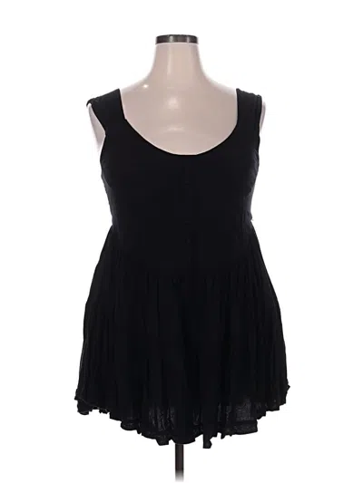 Pre-owned Tulle Casual Dress In Black