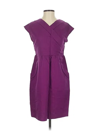 Pre-owned Tulle Casual Dress In Purple