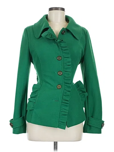 Pre-owned Tulle Jacket In Green