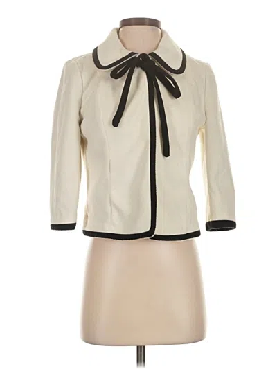 Pre-owned Tulle Jacket In Ivory